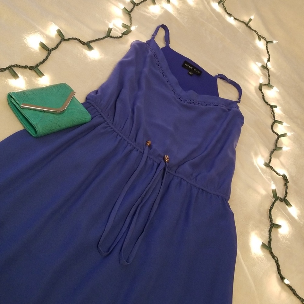Flowy Royal Blue Spring Dress